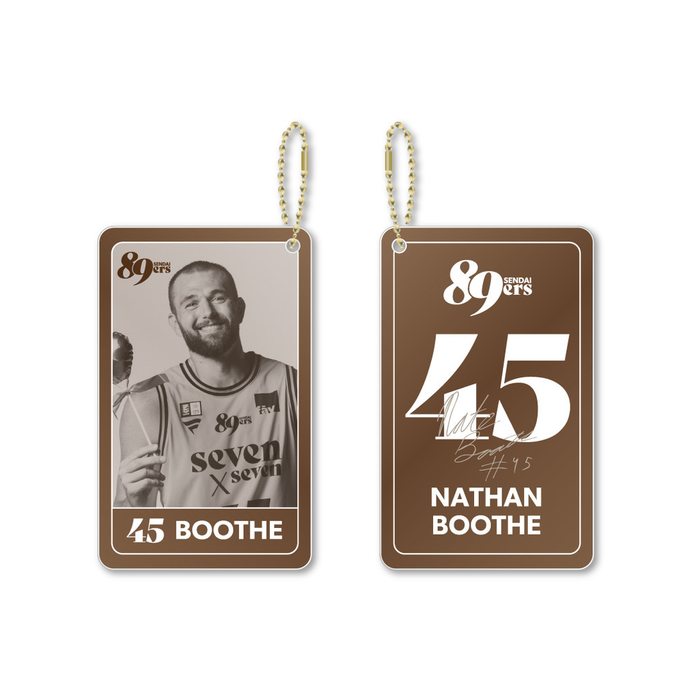 チョコアクリルキーホルダー 2025-26 詳細画像 #45 ネイサン・ブース 1